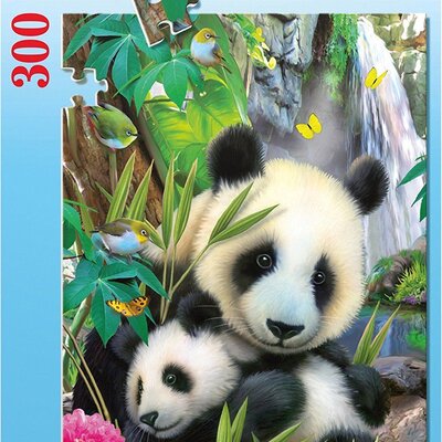 Ravensburger puzzle Životinje - Divlje životinje - Cuddling Pandas 300 delova RA13065