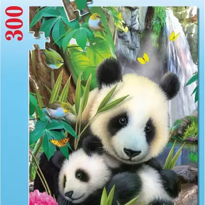 Ravensburger puzzle Životinje - Divlje životinje - Cuddling Pandas 300 delova RA13065