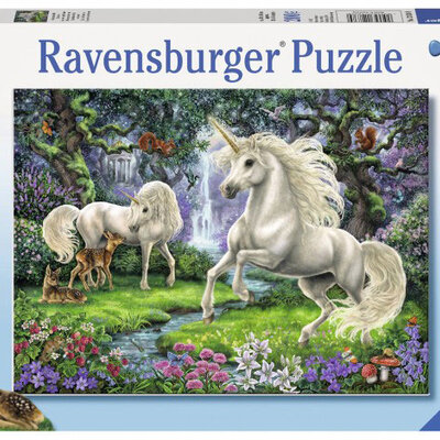 Ravensburger puzzle XXL - Životinje - Mysterious Unicorns 200 delova RA12838