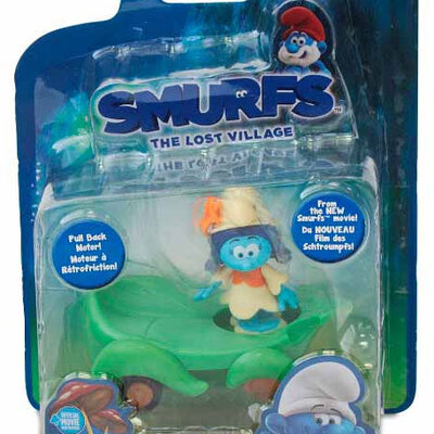 Štrumpfovi set Smurflily i Leafboard vozilo JP30872