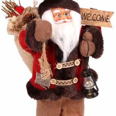 Aled Deda Mraz sa Džakom i Fenjerom Visine 60 cm