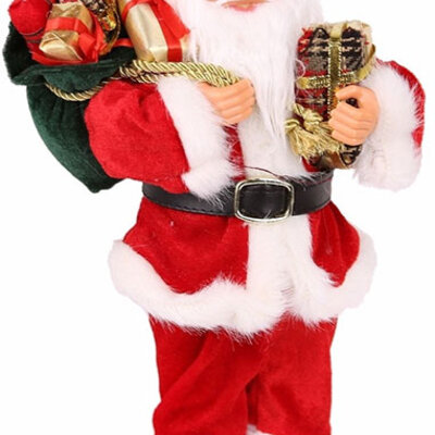 Klasična figura Deda Mraza visine 45 cm