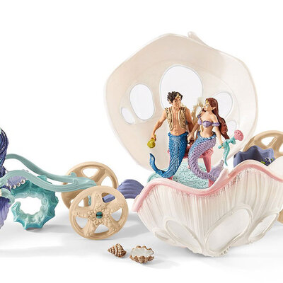 Schleich Figurice Bayala - Kraljevska kočija školjka 41460