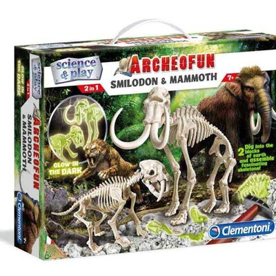 Clementoni Arheološki Komplet Smilodon i Mamut CL61246