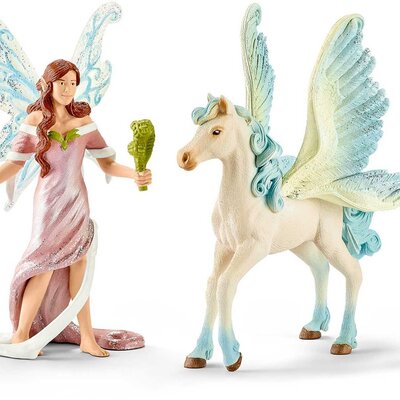 Schleich Figure Bayala - Vila Safenja sa pegazom 70539