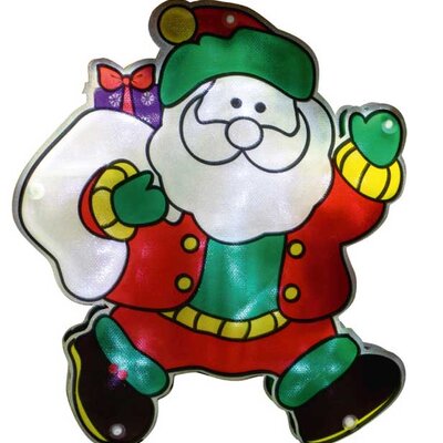 Svetleći Deda Mraz za prozor LED KID313