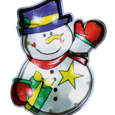 Svetleći Sneško za prozor LED KID312