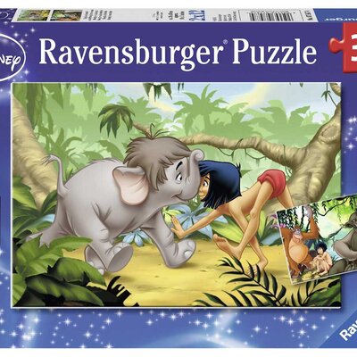 Ravensburger puzzle Dečije puzle - 2x12 - Disney - The Jungle Book - Mowglis friends 2x12 delova RA07587