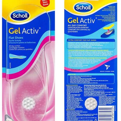 Scholl Gel Activ ulošci za ravne ženske cipele 410538