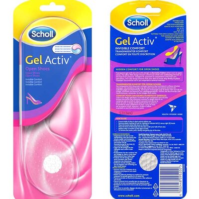 Scholl Gel Activ ulošci za obuću sa otvorenim prstima 410539
