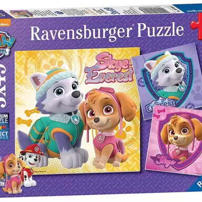 Ravensburger puzzle Dečije puzle - 3x49 - Paw Patrol - Paw Patrol - Skye i Everest  3x49 delova RA08008