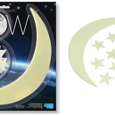 Mesec i zvezde koji svetle u mraku Fluo 32107