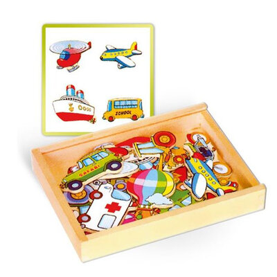 Viga drveni magneti saobraćaj 58924VG 