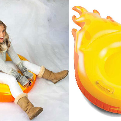 Guma na naduvavanje za sankanje na snegu Vatrena lopta 532203 005057