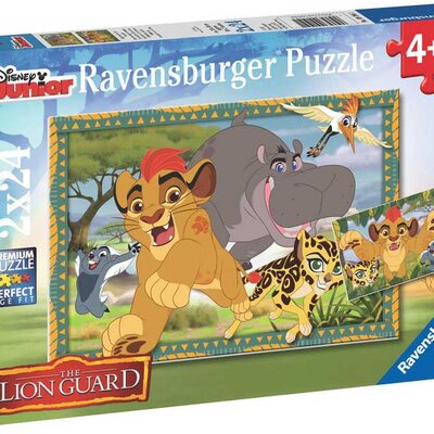 Ravensburger puzzle Dečije puzle - 2x24 - Disney - Disney Junior - The Lion Guard - Avanture u savani 2x24 delova RA09104