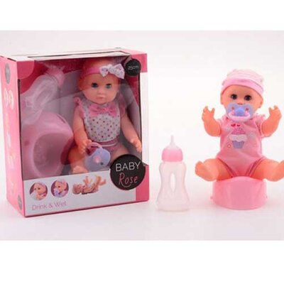 Beba Lutka Rose 25 cm Pije i Piški 35056