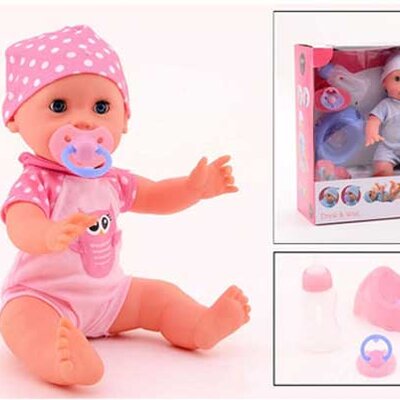 Beba Lutka Rose 35 cm Pije i Piški 34399 