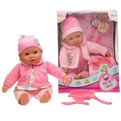 Lutka Beba Sa Priborom Za Jelo 32957