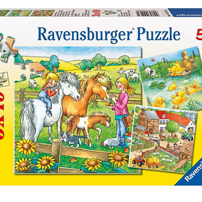 Ravensburger puzzle Dečije puzle - 3x49 - Životinje - Small Animals 3x49 delova RA09293