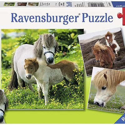 Ravensburger puzzle Dečije puzle - 3x49 - Životinje - Konji - Friendly Ponies 3x49 delova RA09428