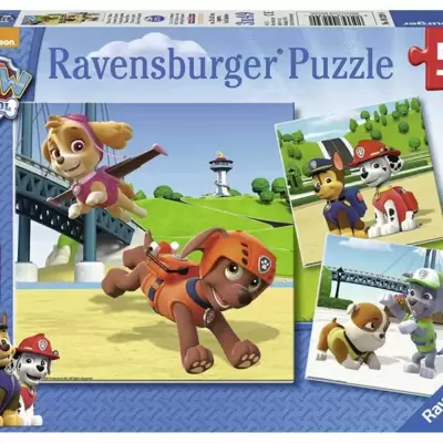Ravensburger puzzle Dečije puzle - 3x49 - Paw Patrol - Tim na četiri šape  3x49 delova RA09239
