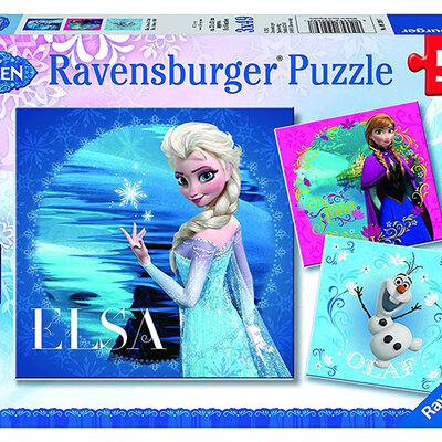 Ravensburger puzzle Dečije puzle - 3x49 - Disney - Frozen - Elsa, Anna i Olaf   3x49 delova RA09269