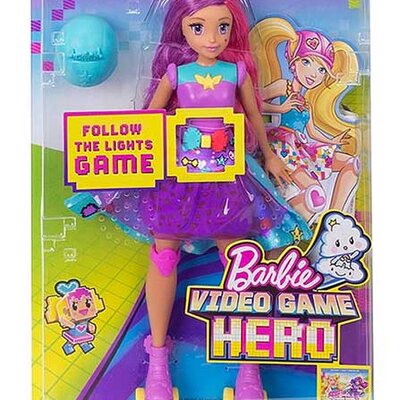Barbie Lutka Na Rošulama Video Gem Hero DTW00 37006