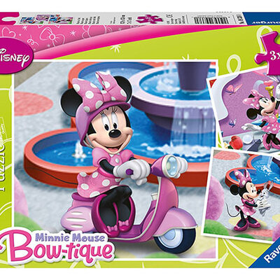 Ravensburger puzzle Dečije puzle - 3x49 - Disney - Minnie Mouse Bow-tique  3x49 delova RA09338