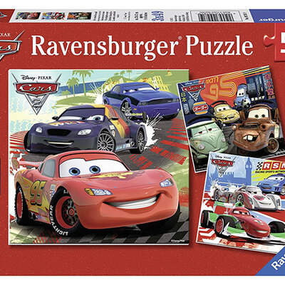 Ravensburger puzzle Dečije puzle - 3x49 - Disney - PIXAR - Cars 2 - Trke   3x49 delova RA09281