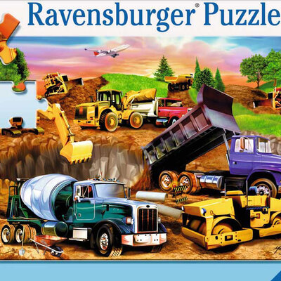 Ravensburger puzzle Dečije puzle - 60 - 1:1 - Construction Crowd - Gradilište 60 delova RA09525
