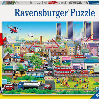Ravensburger puzzle Dečije puzle - 60 - 1:1 - Busy Neighborhood - 60 delova RA09630