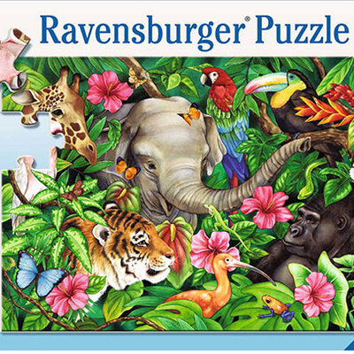 Ravensburger puzzle Dečije puzle - 60 - 1:1 - Životinje - Tropical Friends 60 delova RA09533