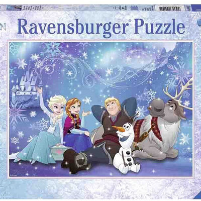 Ravensburger puzzle Dečije puzle - XXL - Disney - Frozen - Frozen Ice Magic - Ledena čarolija  100 delova RA10911