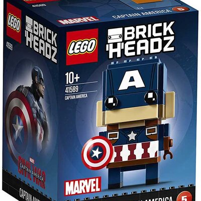 LEGO® kocke BrickHeadz - Kockoglavci - Kapetan Amerika 41589