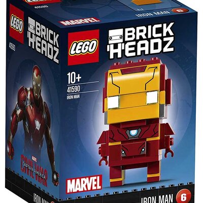 LEGO® kocke BrickHeadz - Kockoglavci - Iron Man 41590