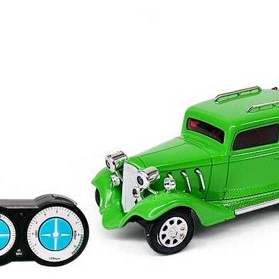 Mini Classic Racing autić sa daljinskim upravljanjem zeleni