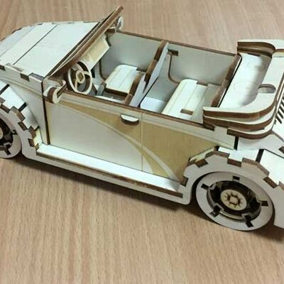 3D Maketa automobila VW Buba