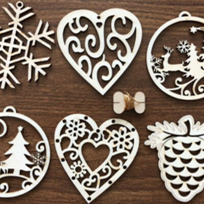 Novogodišnji ukrasi Drveni ukrasi ZS02