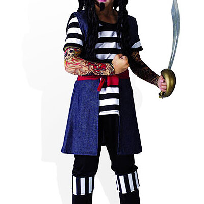 Kostim pirat sa tetovažom 881286 M