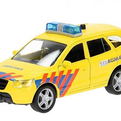 Super Cars Metalni Auto Policija 1/30 Žuta