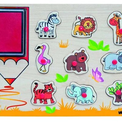 Woodyland Pečati afričke životinje 91185