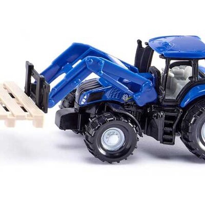 Siku New Holland Traktor sa viljuškom za prenos paleta 1487