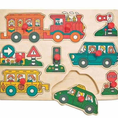 Woodyland Puzle uklapalica Automobili 90066