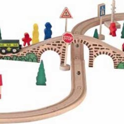 WoodyLand Vozić sa prugom 91121