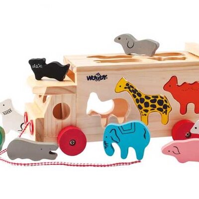 Woodyland Kamion sorter sa oblicima životinja 91199