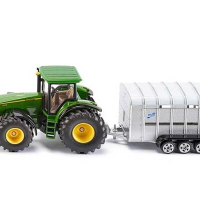 Siku model John Deere traktor sa prikolicom za stoku 1956