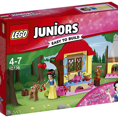 LEGO Juniors kocke Disney Princess - Snow Whites Forest Cottage - Snežanina koliba u šumi 67 delova 10738