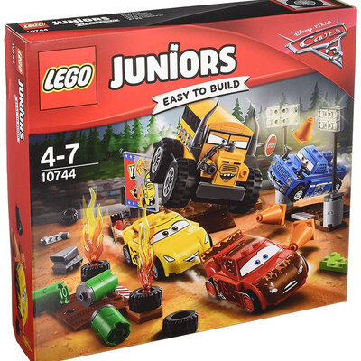 LEGO Juniors kocke Disney PIXAR Cars 3 - Thunder Hollow Crazy 8 Race – Šašave trke 191 delova 10744