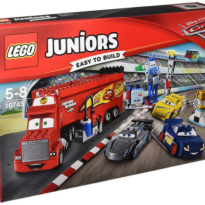 LEGO Juniors kocke Disney PIXAR Cars 3 - Florida 500 Final Race – Konačna trka Florida 500  266 delova 10745