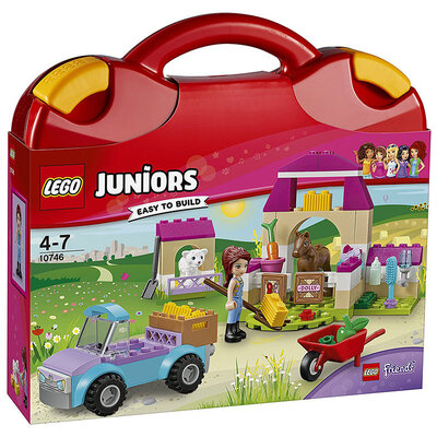 LEGO® Juniors kocke LEGO® FRIENDS - Mias Farm Suitcase – Koferče: Miina farma 100 delova 10746